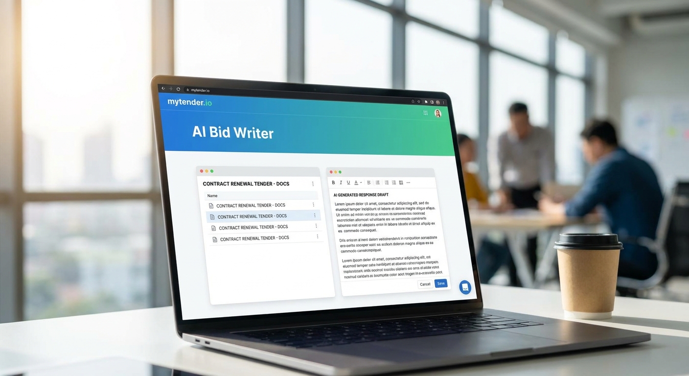 AI bid writing tool helping with incumbent rebid
