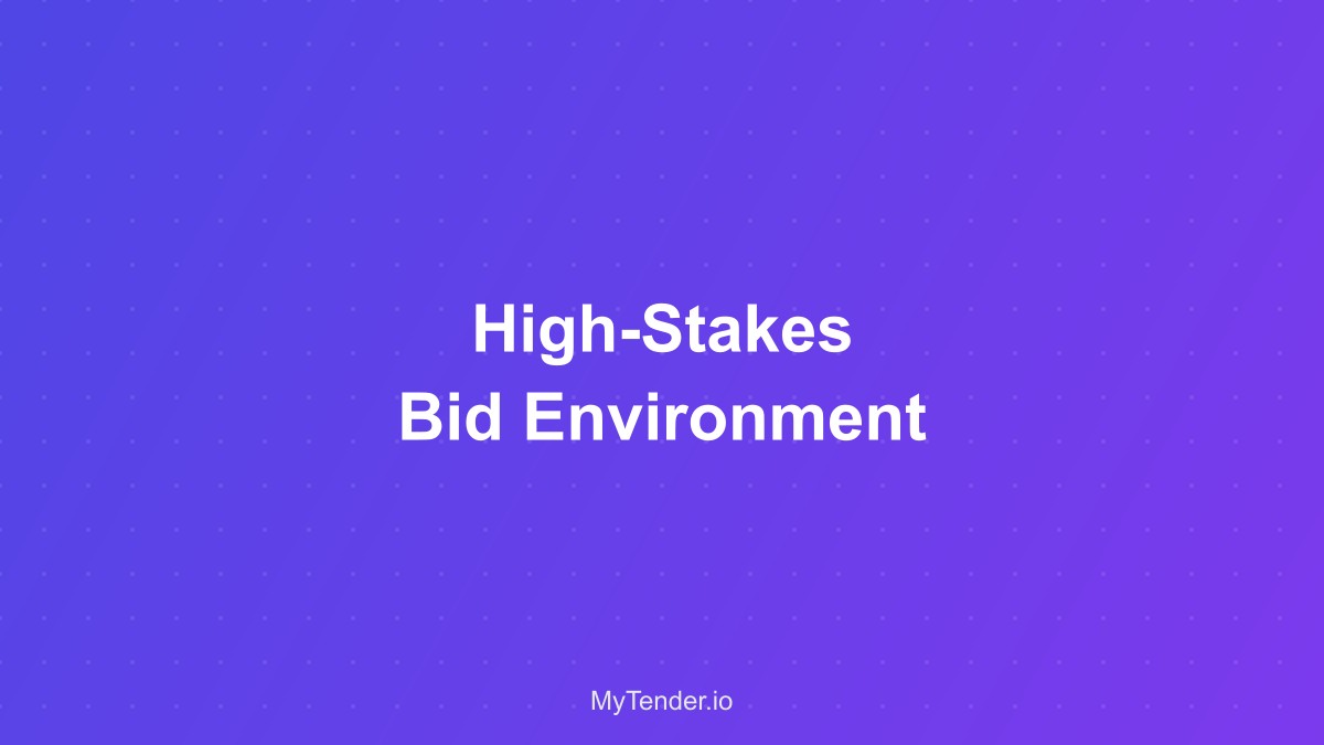 Modern Bid Environment