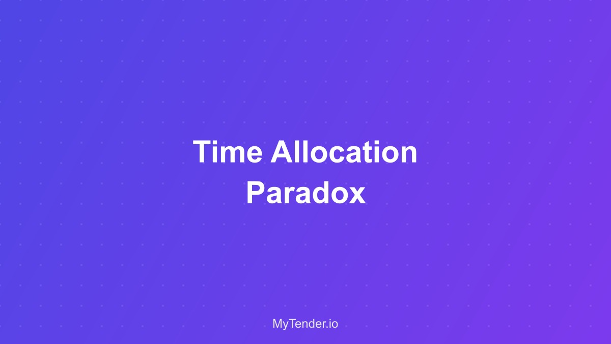 Time Allocation Paradox