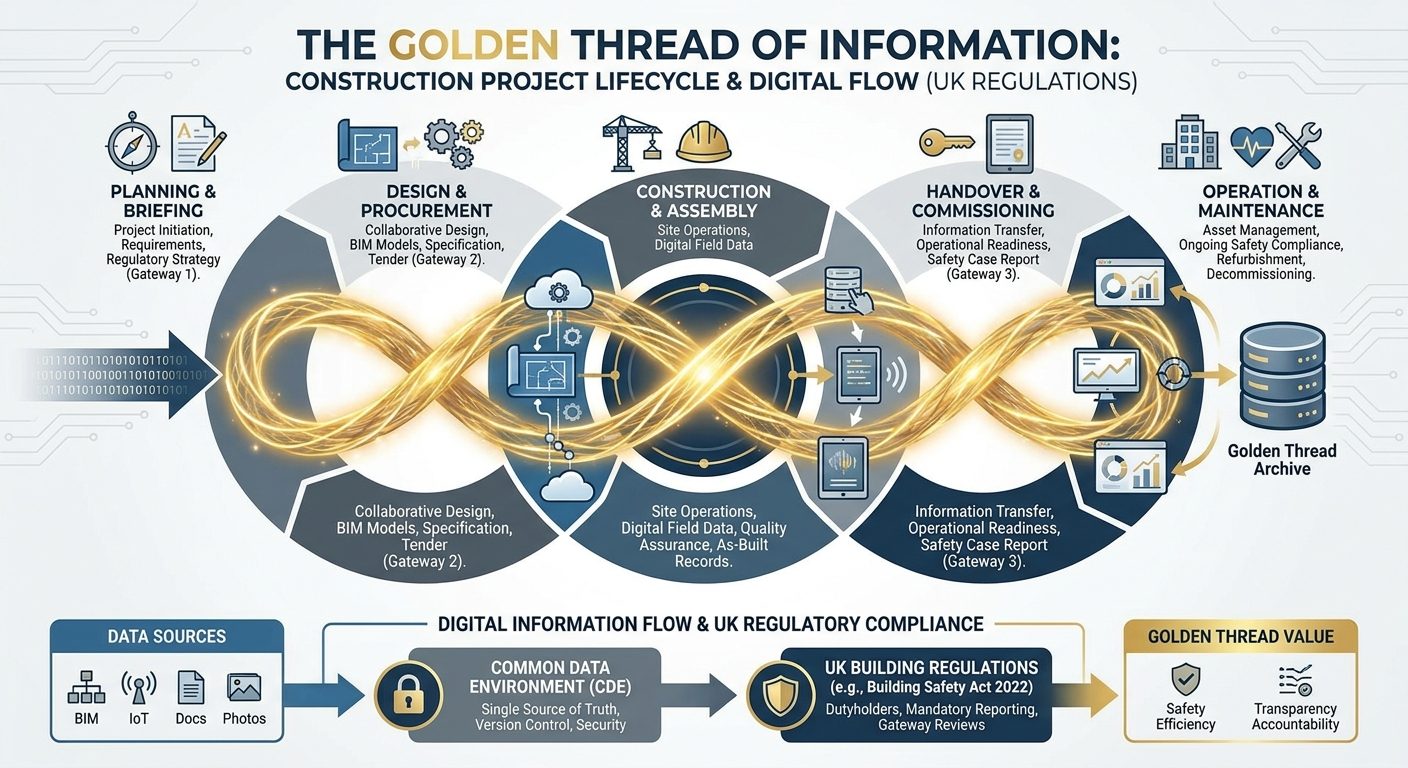 Golden thread of building safety information