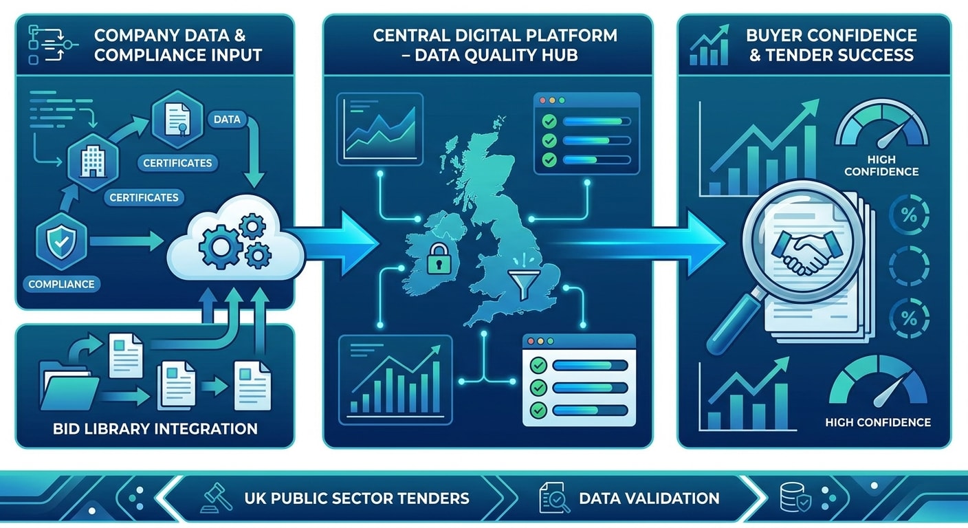 Supplier data quality workflow for Central Digital Platform readiness