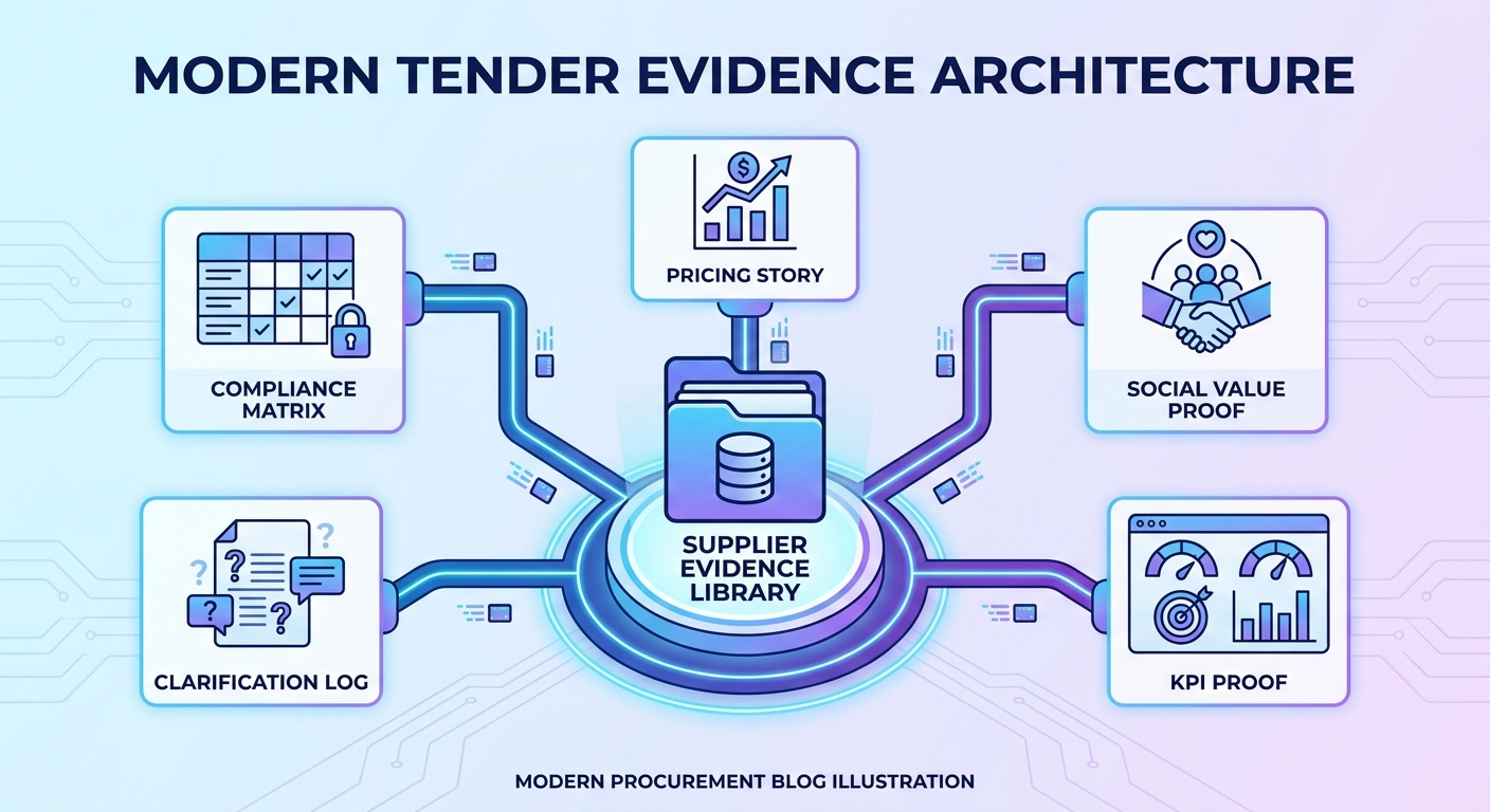 Evidence architecture for competitive flexible procedure tender responses