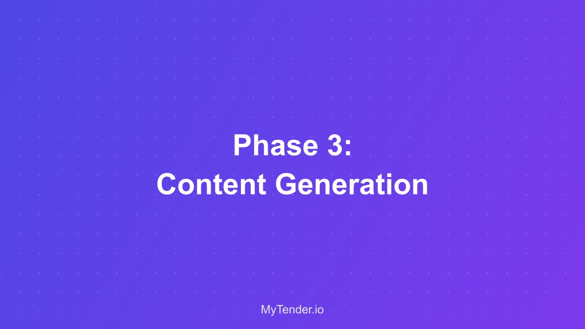 AI content generation process with multiple versions