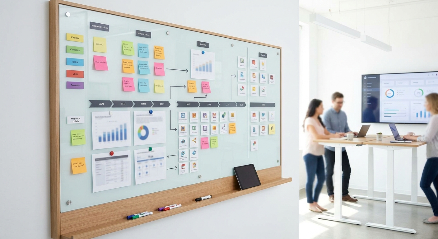 Supplier account planning board built from contract award and future rebid dates