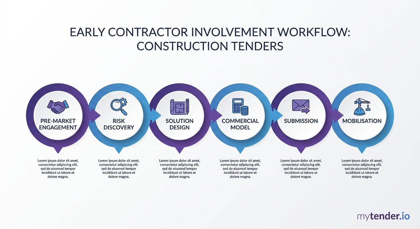 Early contractor involvement process map for construction tenders
