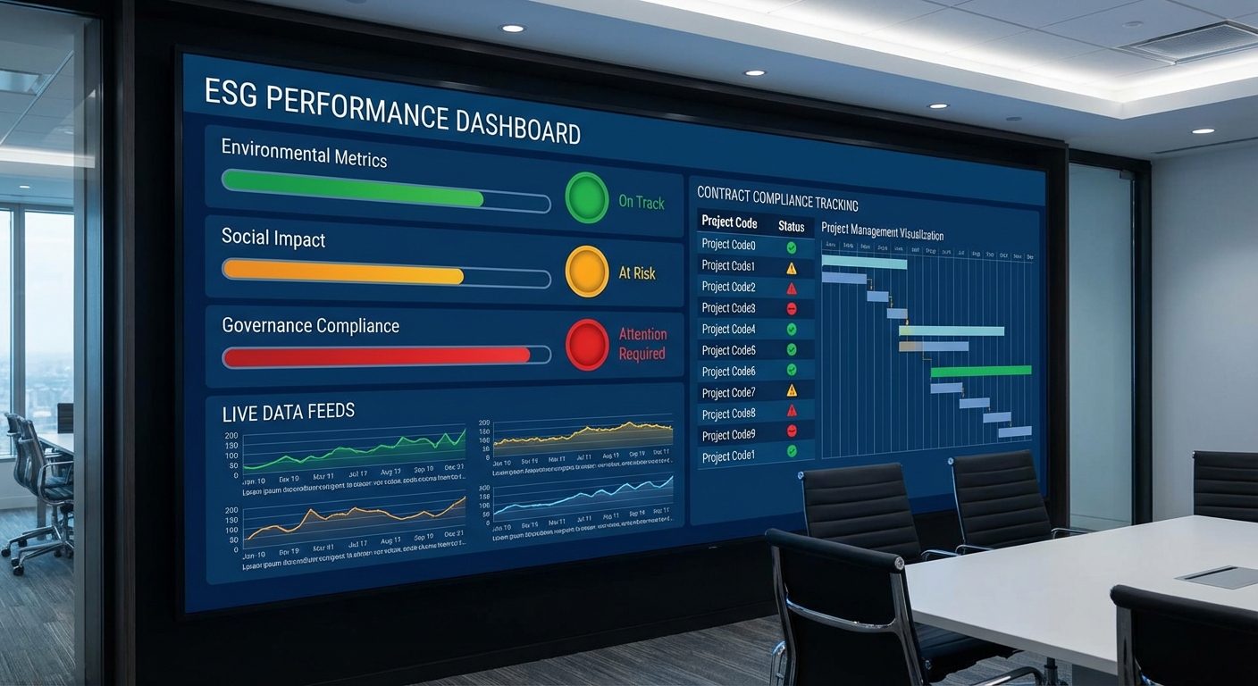 ESG performance tracking and management