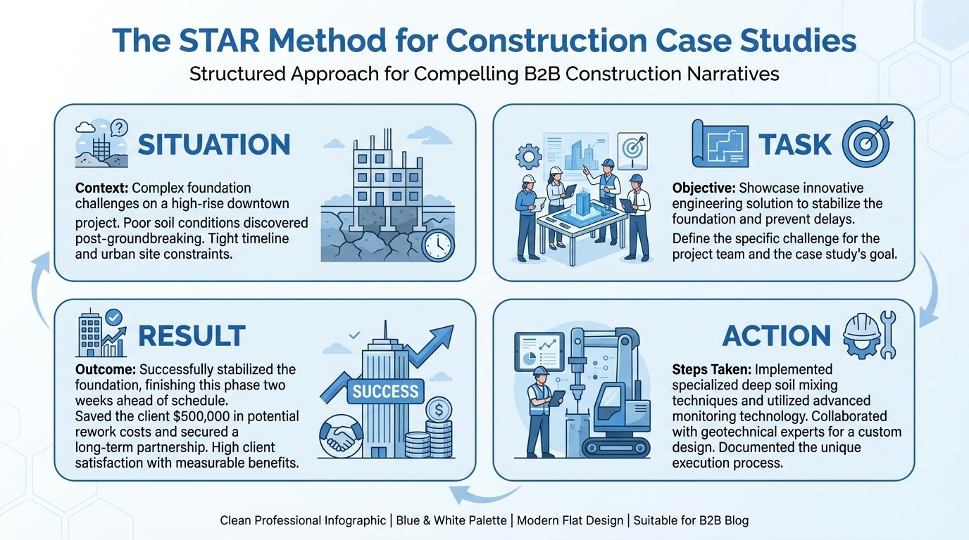 STAR method applied to construction case studies