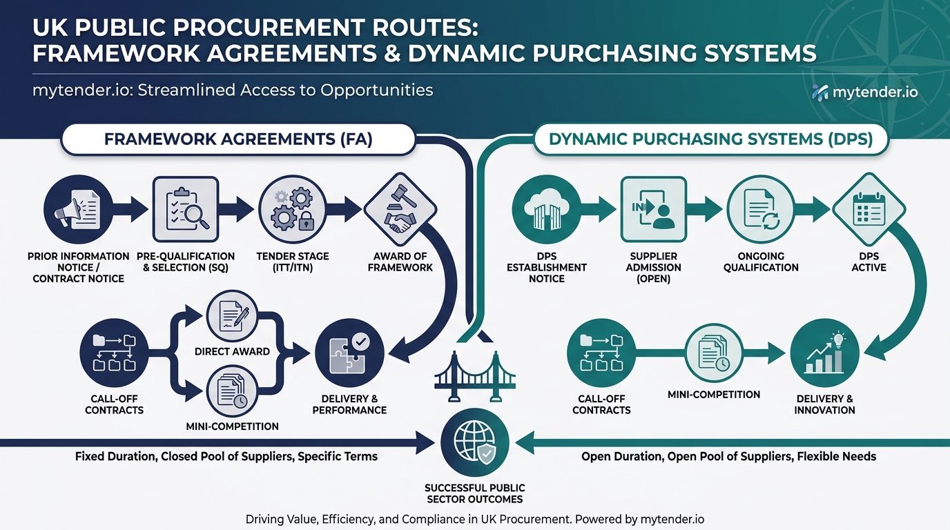 Framework agreements and DPS tender strategy illustration