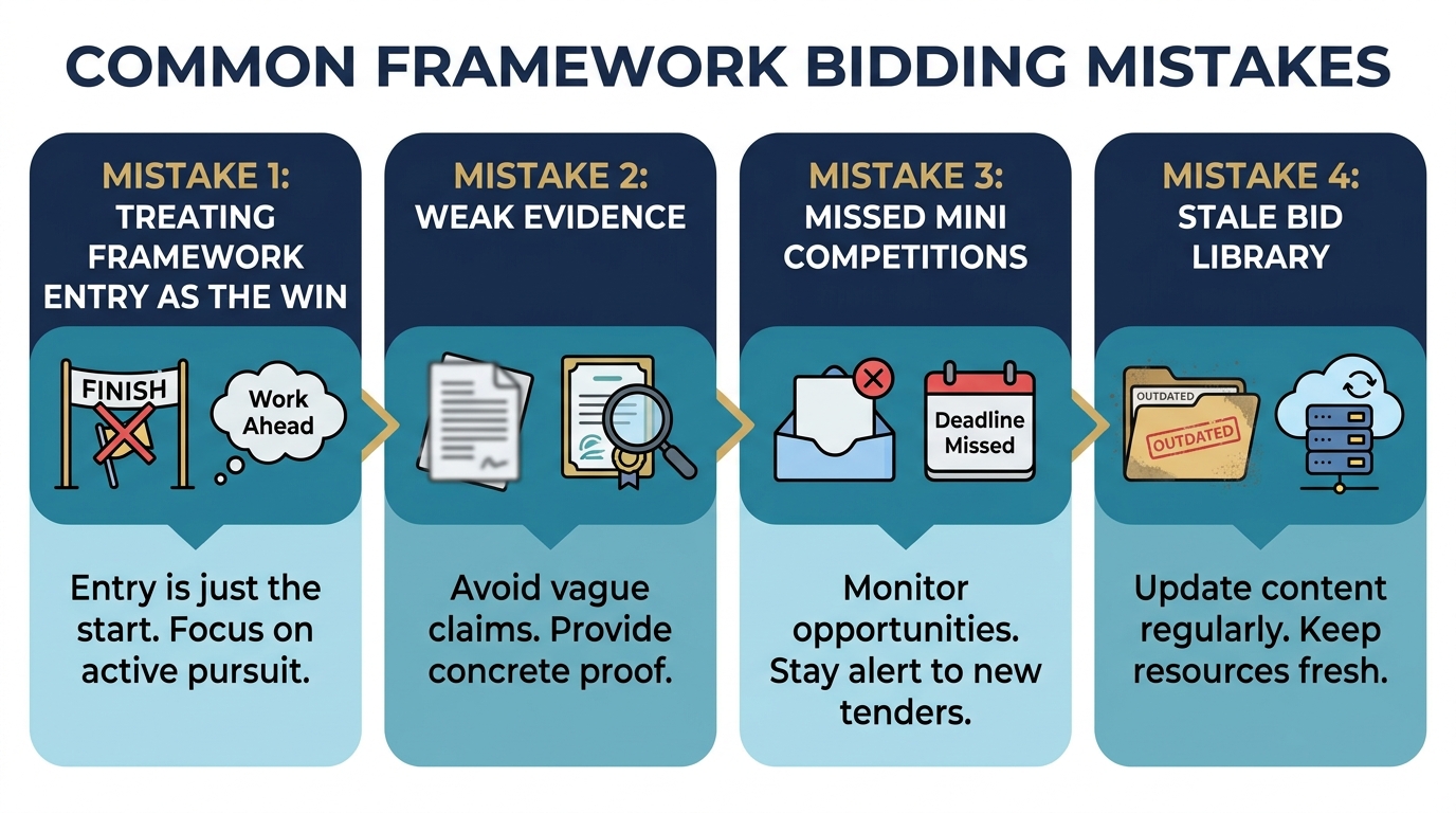 Common mistakes in framework and DPS bidding