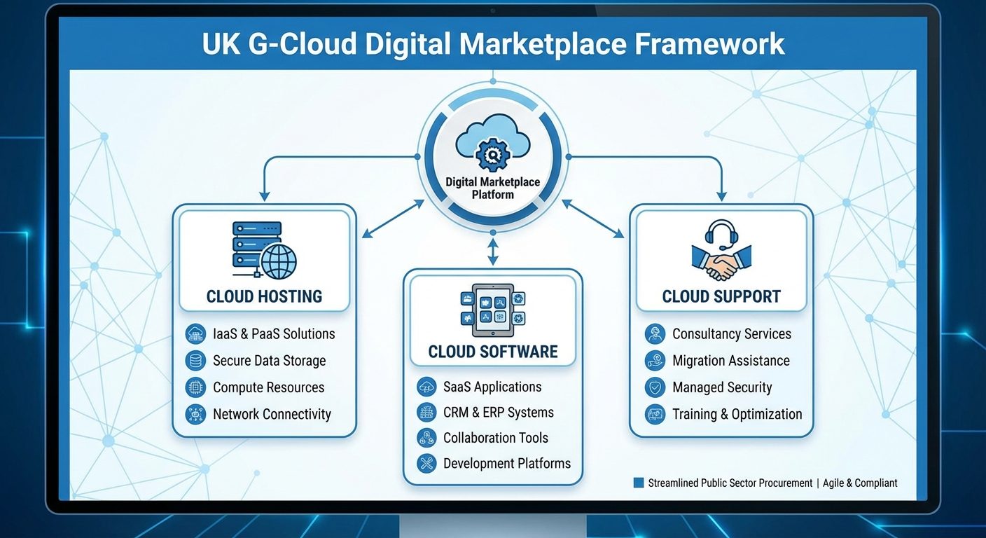 G-Cloud Digital Marketplace framework structure and categories