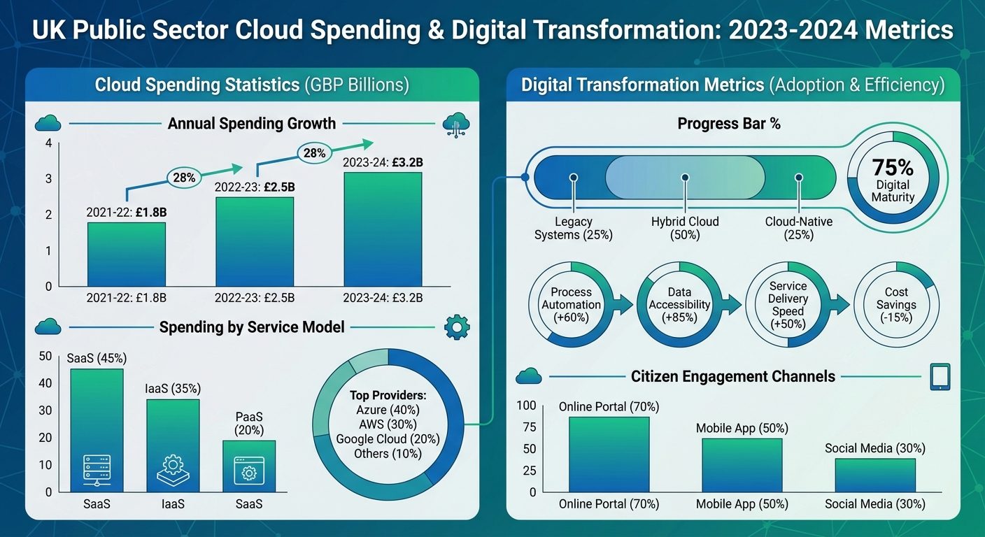 UK public sector cloud spending and Digital Marketplace statistics