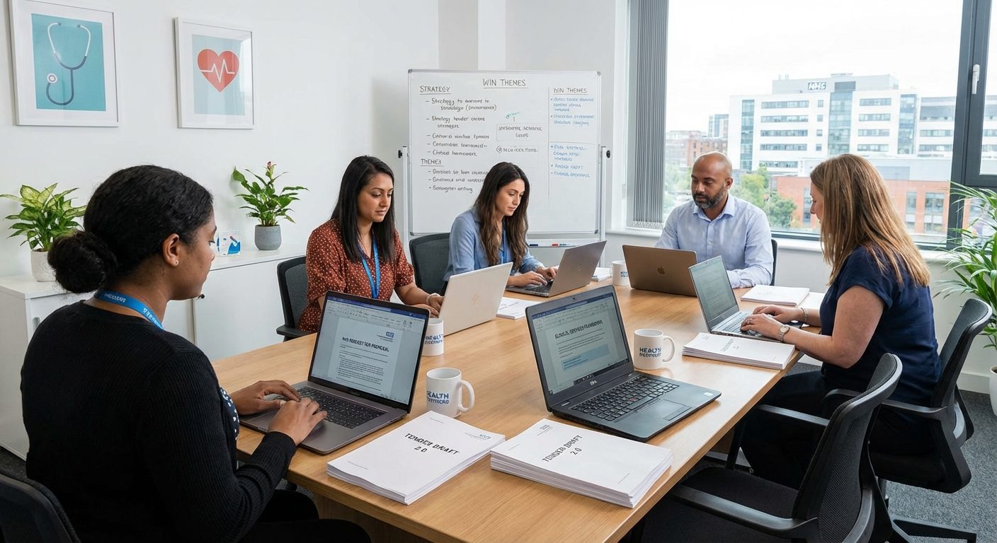 Healthcare tender response writing process