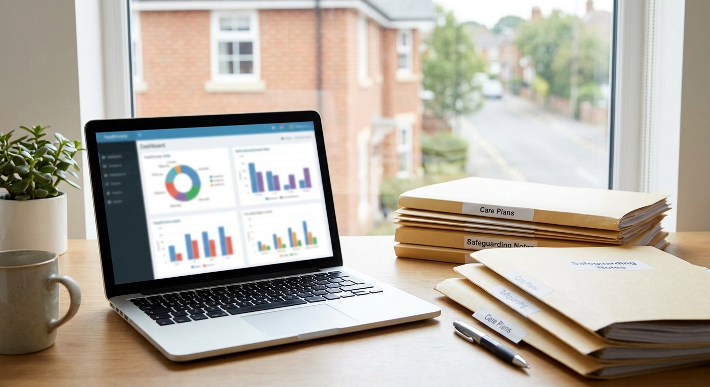 CQC-aligned quality dashboard for home care tender evidence and governance
