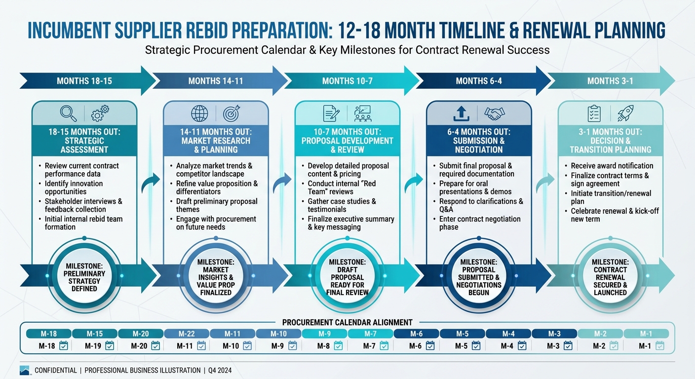 Incumbent rebid preparation timeline