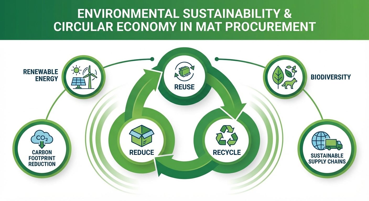 Environmental sustainability and circular economy in MAT procurement