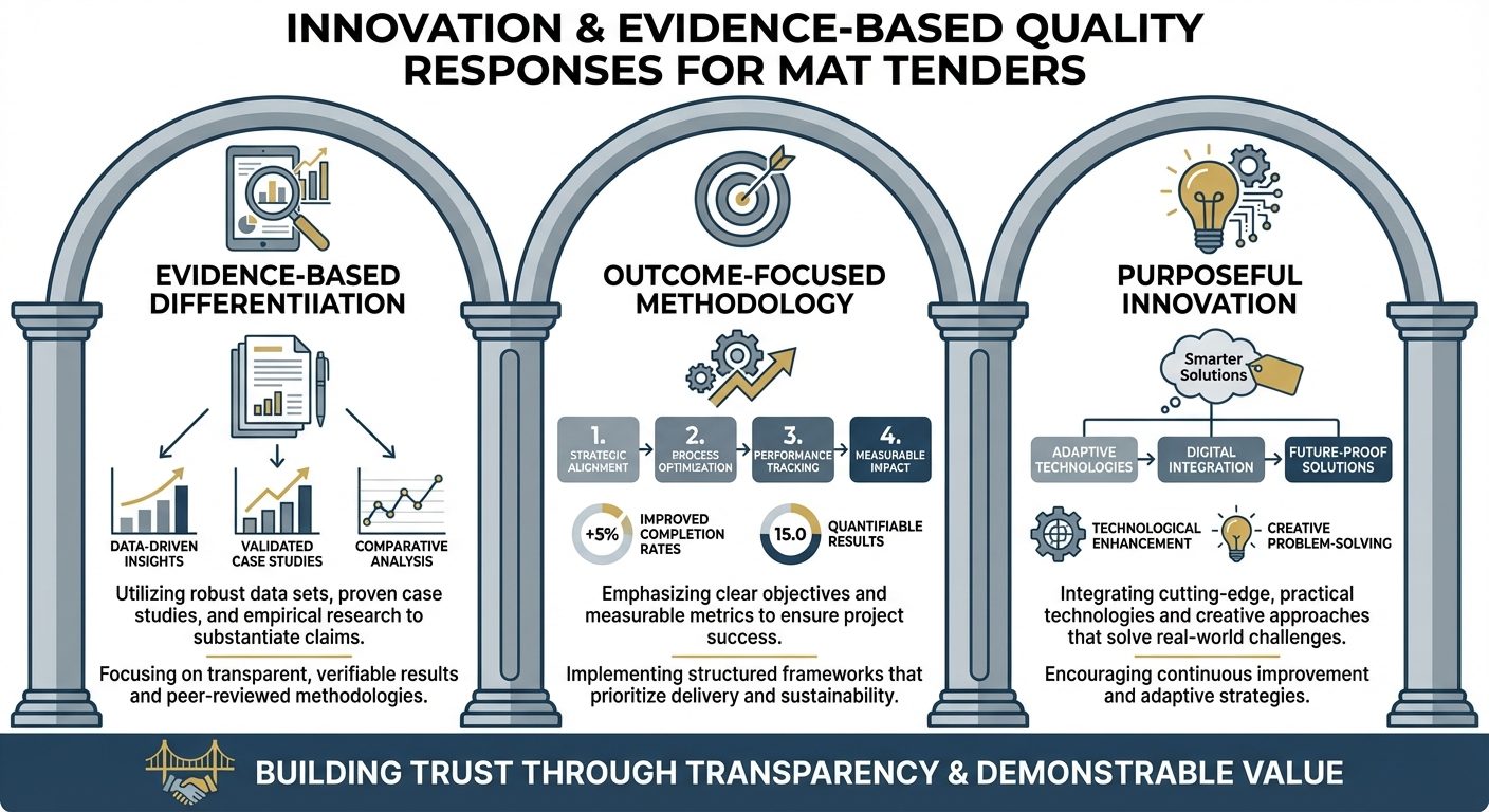 Innovation and evidence-based quality responses for MAT tenders