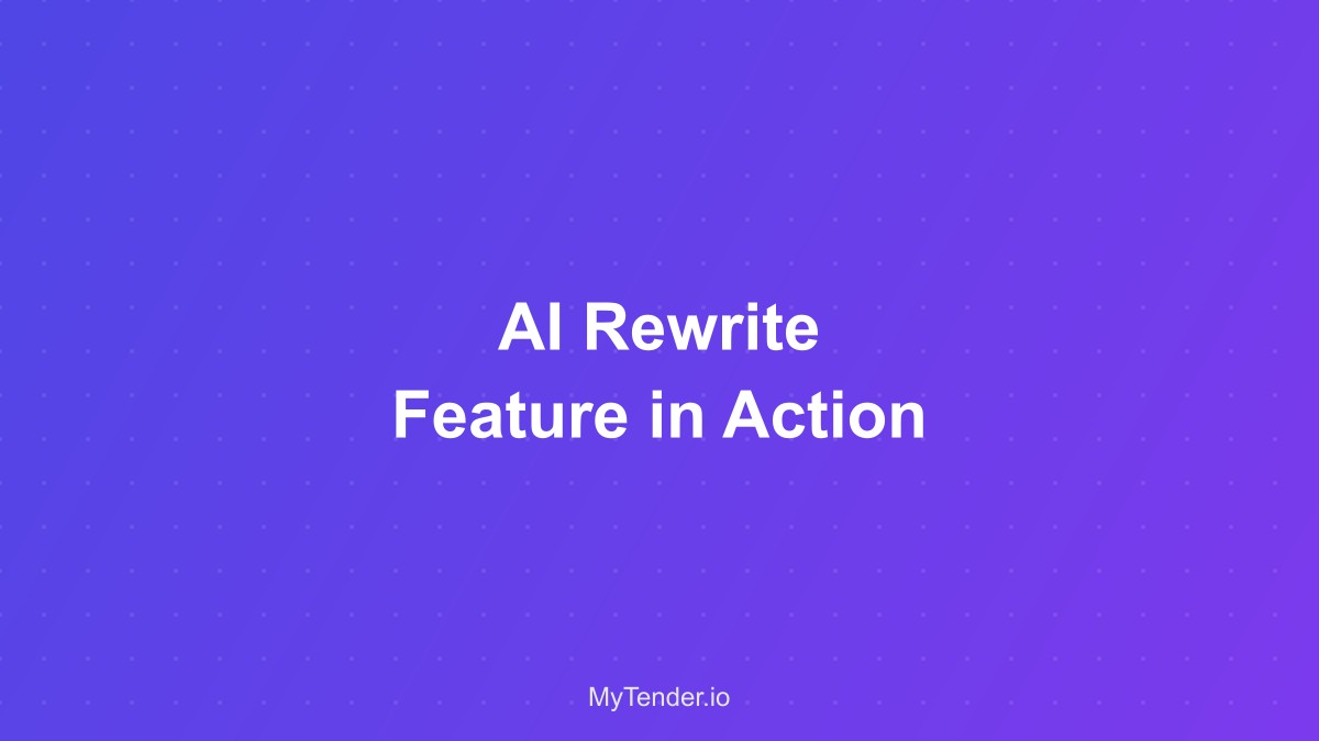 A user using the AI rewrite feature to generate multiple versions of a paragraph