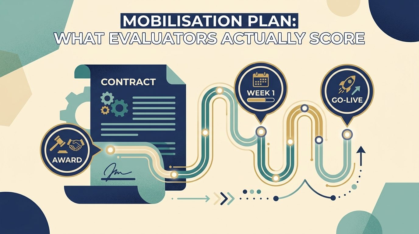 Mobilisation plan: what evaluators actually score