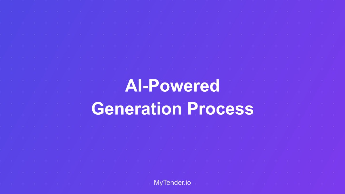 AI-Powered Generation Process