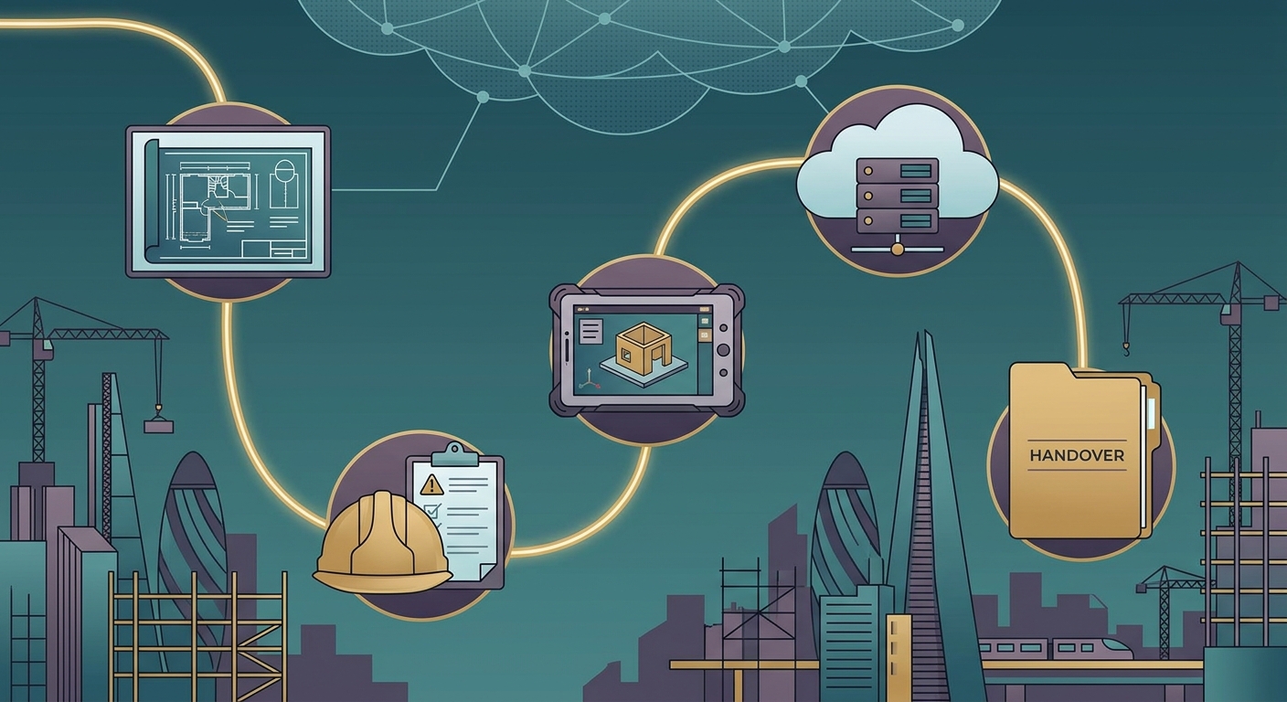 Digital golden thread information control workflow for construction tender capability evidence