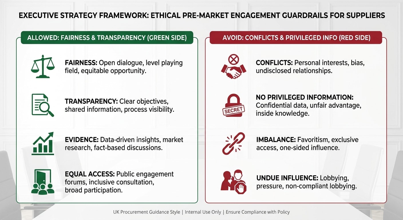 Ethical guardrails for procurement act supplier engagement