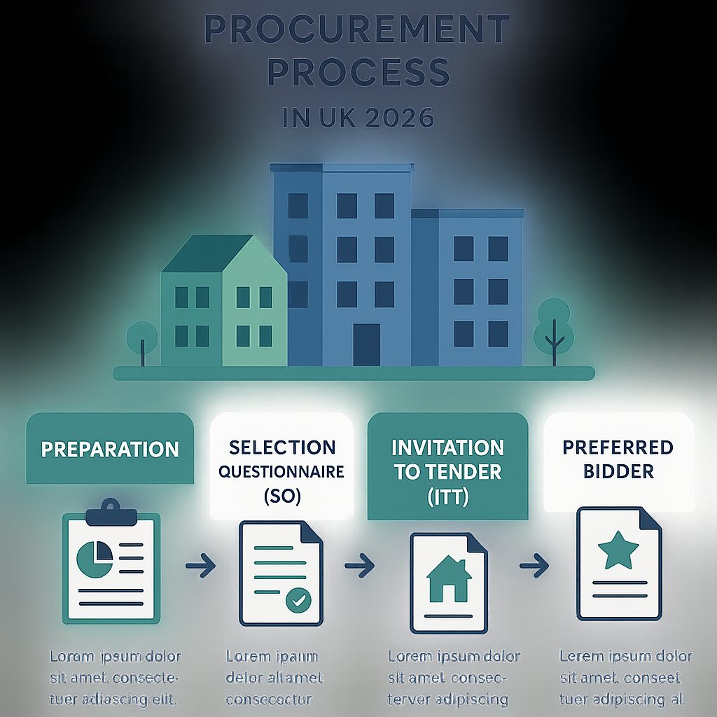 Social housing procurement process and tender stages in the UK