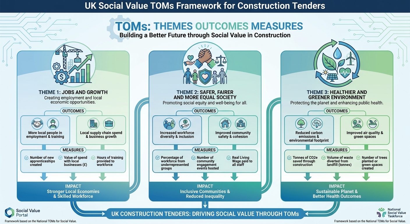 TOMs framework for social value in UK construction tenders