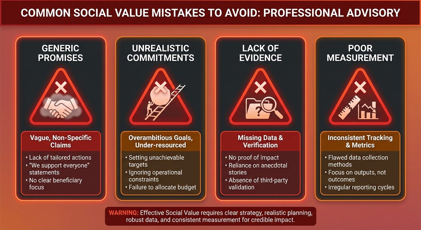 Social Value Common Mistakes