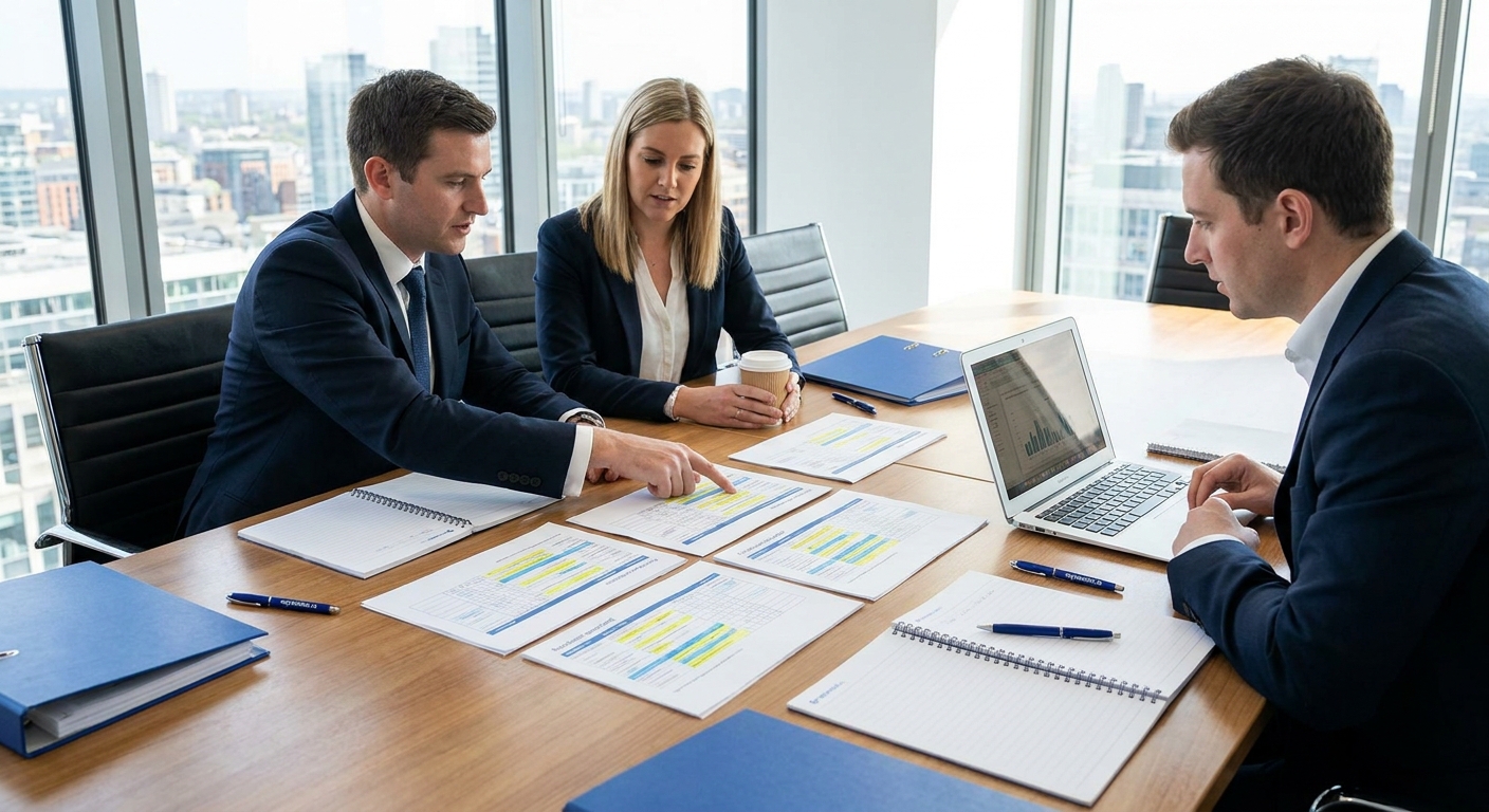 Tender feedback review with scoring notes and assessment summary evidence